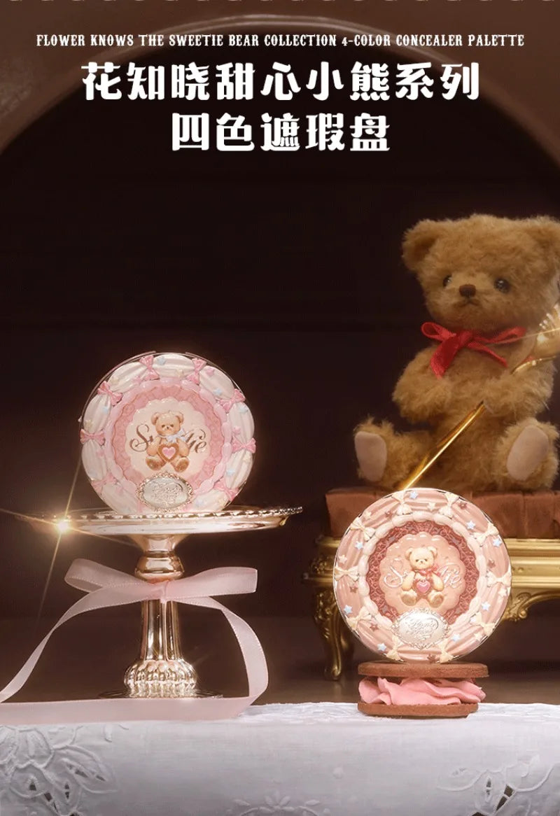 Flower Knows The Sweetie Bear 4 Colori Concealer Palette