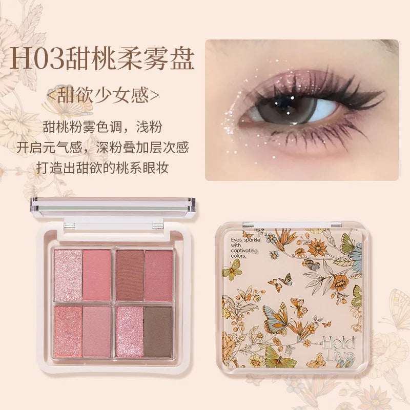 HOLD LIVE – 8 Color Eyeshadow Palette “Butterfly Garden”