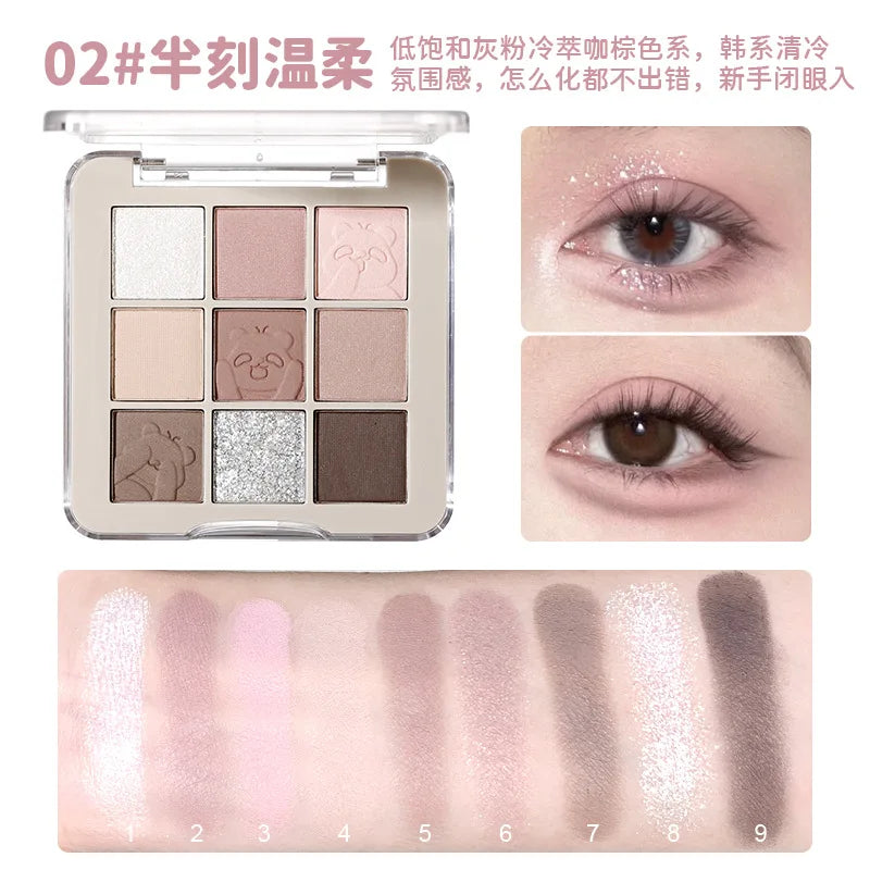 Xixi Trick-or-Treating Nine-Color Eyeshadow (3 versioni)