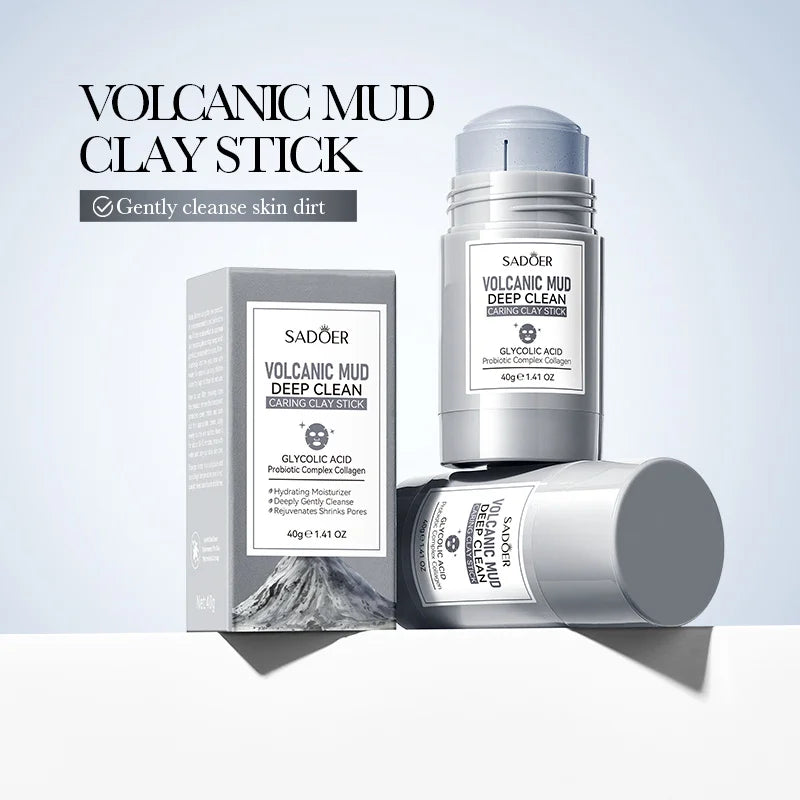 SADOER Volcanic Mud Stick Mask – Maschera Viso all’Argilla Vulcanica