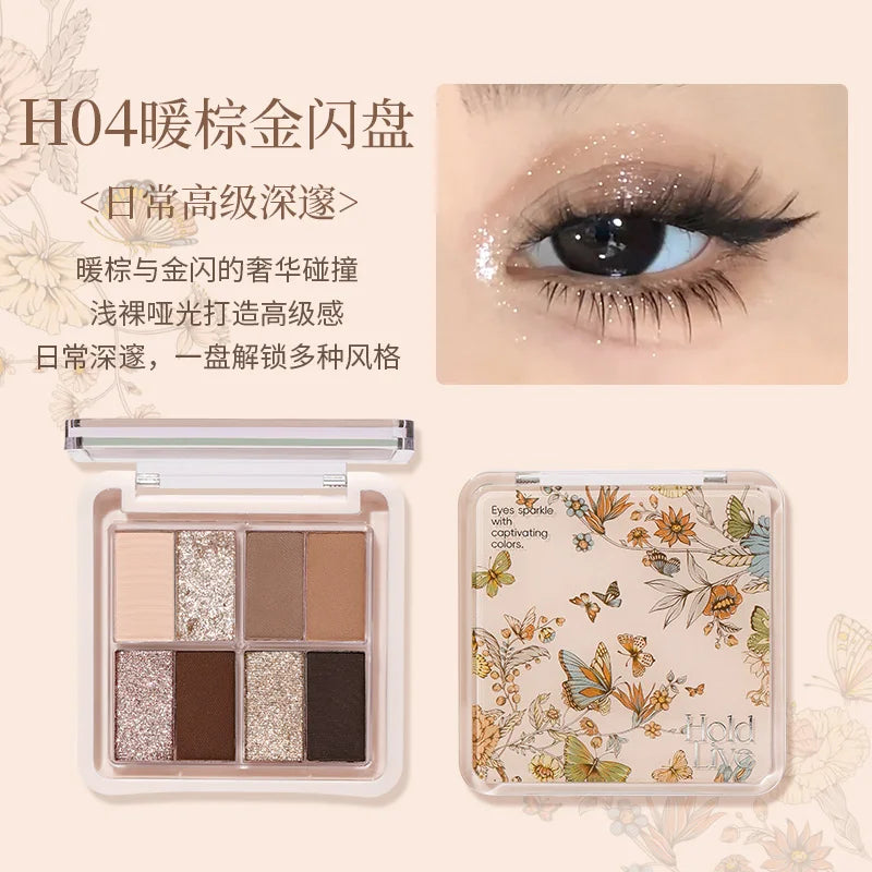 HOLD LIVE – 8 Color Eyeshadow Palette “Butterfly Garden”