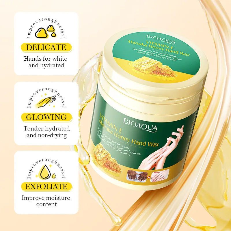 BIOAQUA Vitamin E Manuka Honey Hand Wax – Mani Morbide e Nutrit