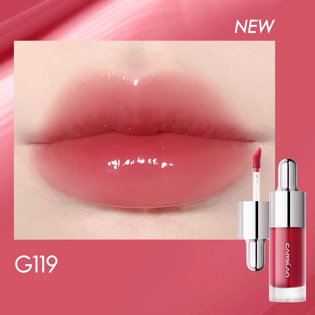 CARSLAN Tinted Lip Glow Serum – Hydrating & Plumping Lip Tint