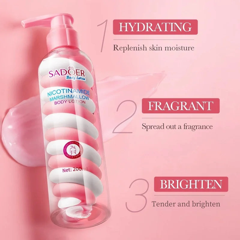 SADOER Niacinamide Marshmallow Beauty Body Lotion 200ml