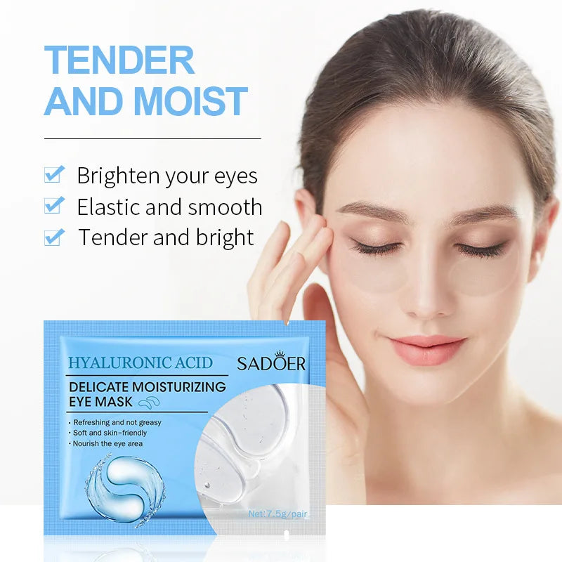 SADOER Crystal Collagen Eye Mask – Maschere Contorno Occhi Idratanti e Anti-Occhiaie (5/10/20 coppie)