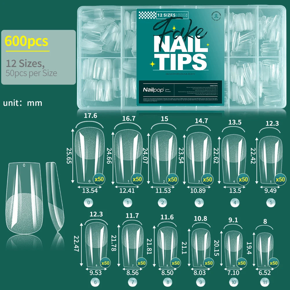 Nailpop Soft Gel X Nail Tips