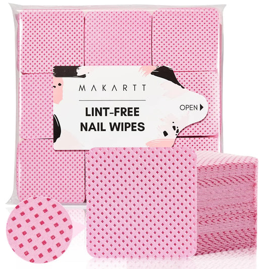 Makartt Pink Lint-Free Nail Wipes 1000pz