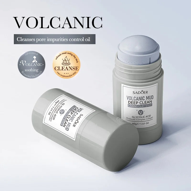 SADOER Volcanic Mud Stick Mask – Maschera Viso all’Argilla Vulcanica