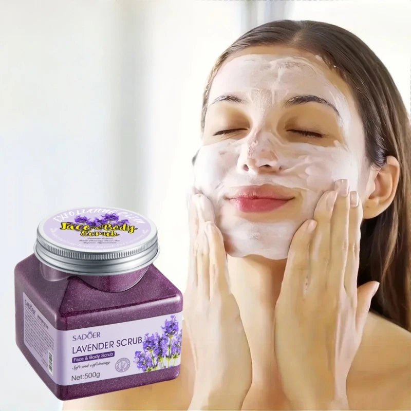 SADOER Lavender Exfoliating Scrub 500g