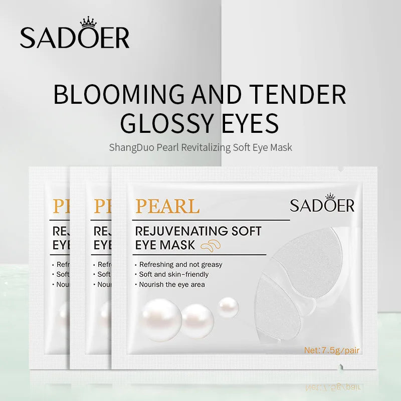 SADOER Crystal Collagen Eye Mask – Maschere Contorno Occhi Idratanti e Anti-Occhiaie (5/10/20 coppie)