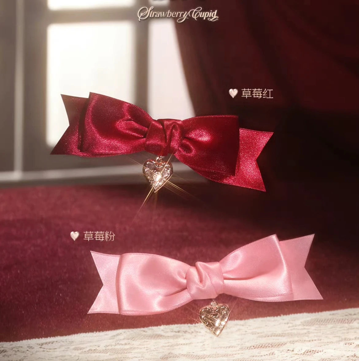 Flower Knows – Strawberry Cupid Hair Clip
