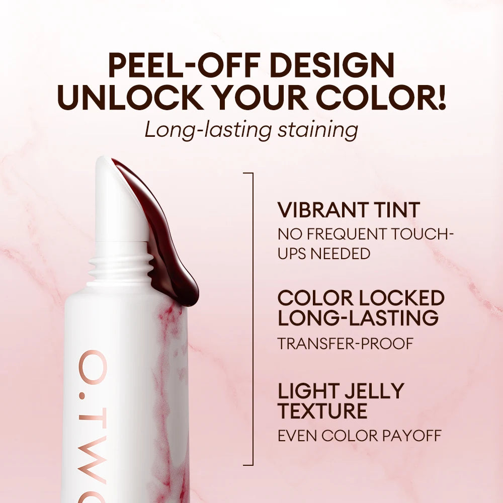 O.TWO.O Banxeer Lip Stain Lip Tattoo Peel-Off 2pz