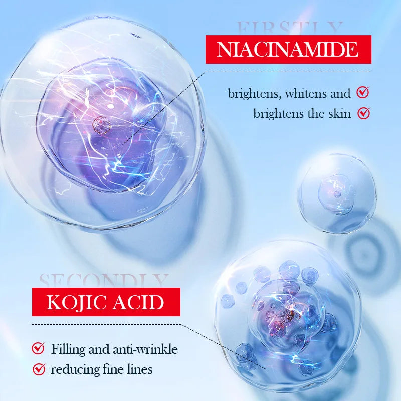 SADOER Kojic Acid Facial Masks 10 Pezzi