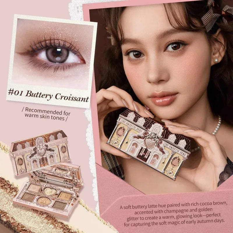 Flower Knows The Sweetie Bear 6 Colori Makeup Palette