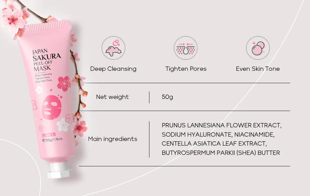 LAIKOU Sakura Peeling Face Mask