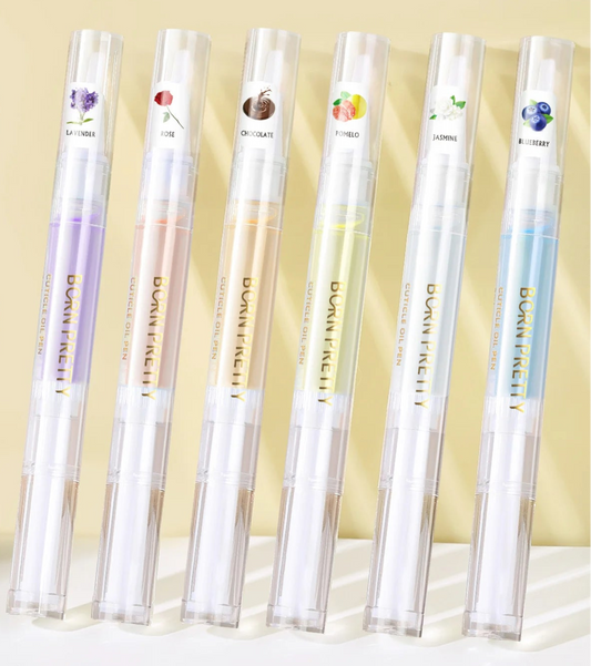 Born Pretty Set 6 Penne Olio Nutriente per Cuticole