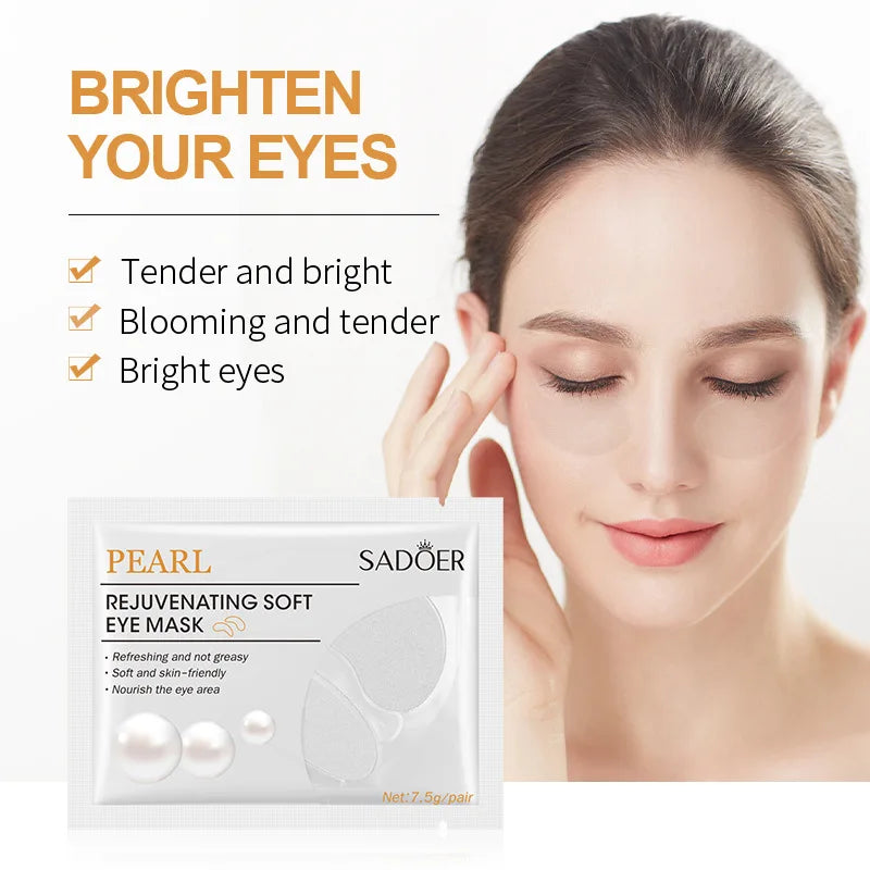 SADOER Crystal Collagen Eye Mask – Maschere Contorno Occhi Idratanti e Anti-Occhiaie (5/10/20 coppie)