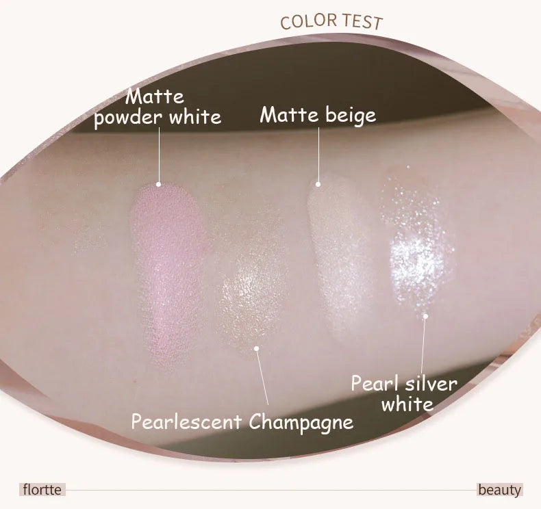 FLORTTE 2-Color Double Texture Highlighter