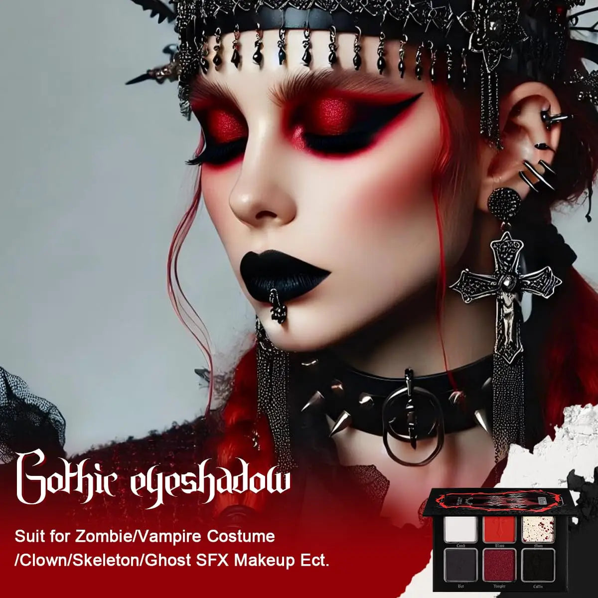Afflano Halloween Gothic Makeup Palette