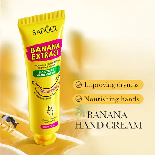SADOER Banana Hand Cream – 3/5 pezzi