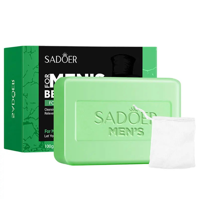 SADOER Men’s Beard Cleaning Soap – Sapone per Barba