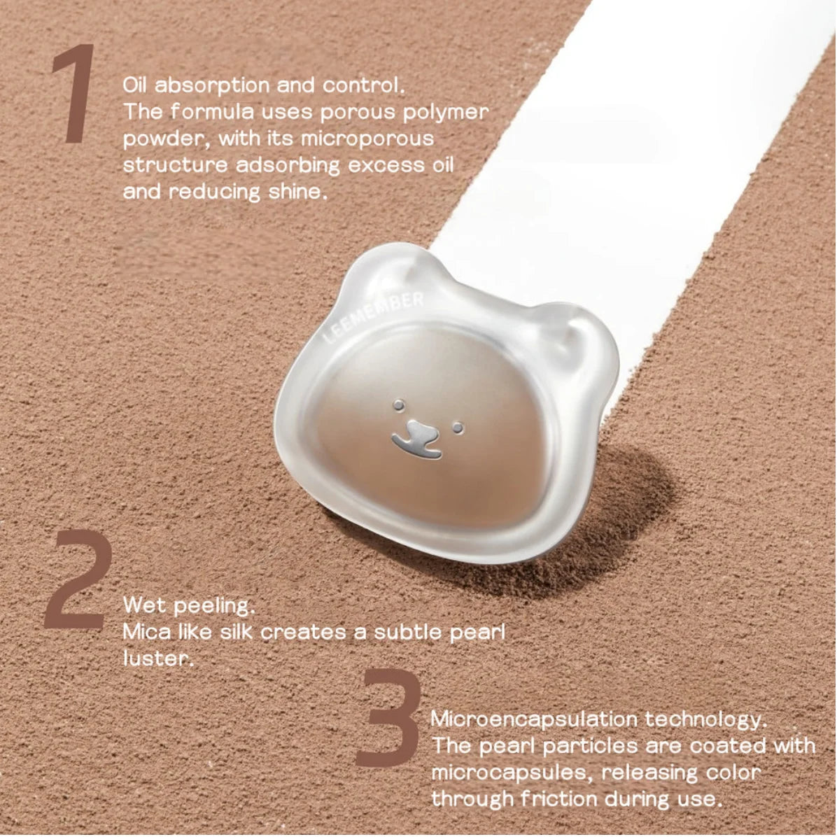 LEEMEMBER – Bear Matte Highlighting Contouring Powder