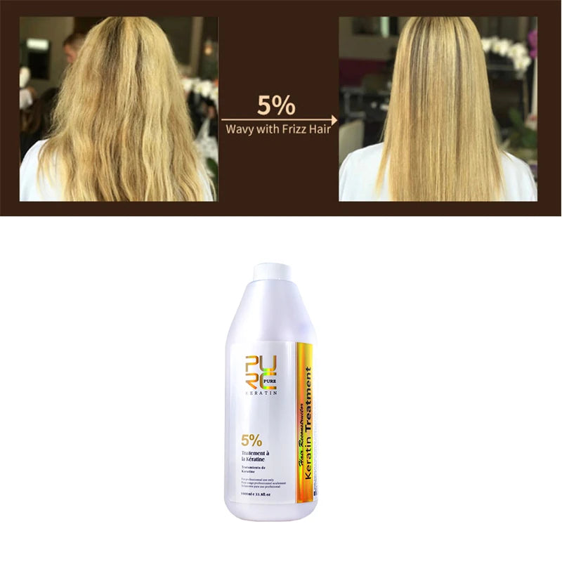 PURC Brazilian Keratin Hair Treatment – Trattamento Lisciante e Nutriente (1000 ml)