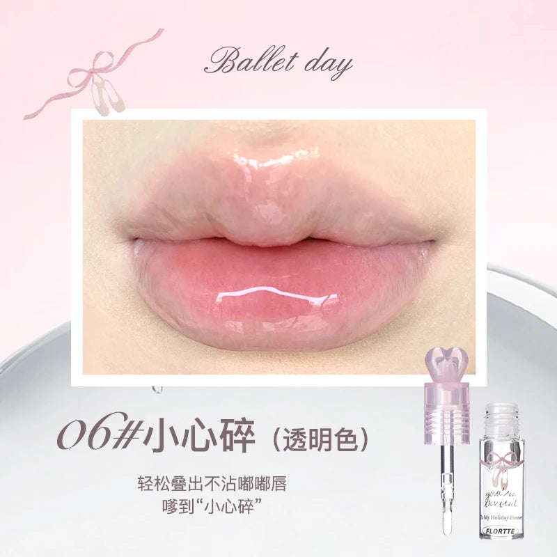 FLORTTE Little Bow Collection Creamy Matte Lip Cream 2.2g
