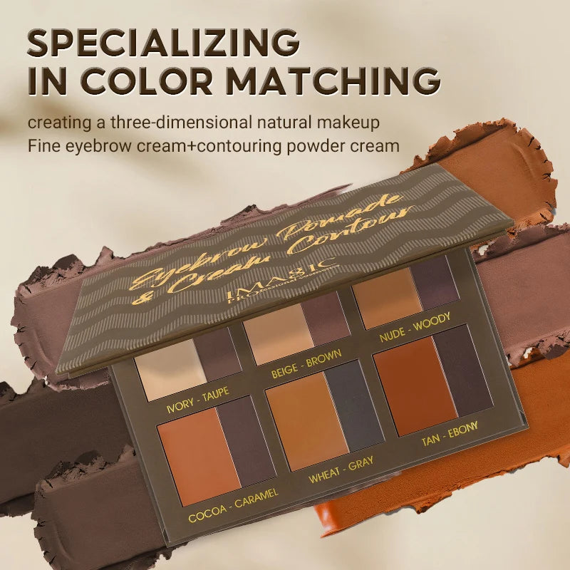 IMAGIC Eyebrow Pomade & Cream Contour Palette