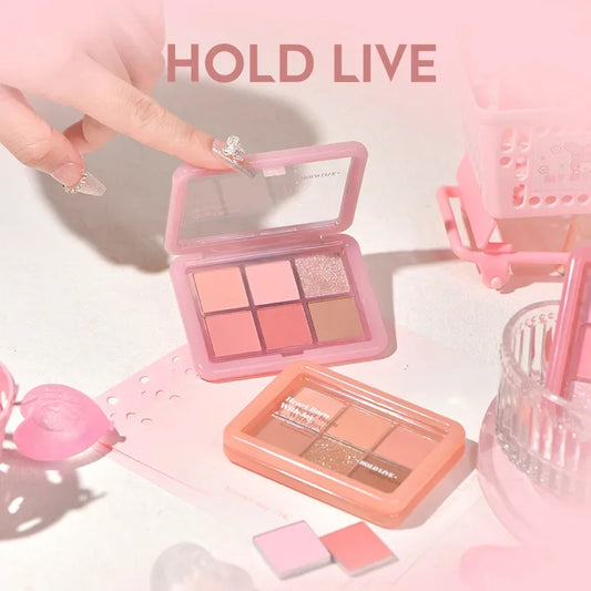 Hold Live – Pink Jelly Eyeshadow Palette
