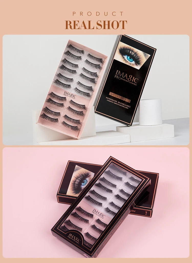 IMAGIC 3D Mink Effect Lashes – 10 Paia