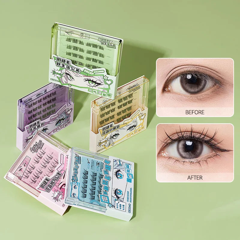 GECOMO Manga-Style Glue-Free False Eyelashes