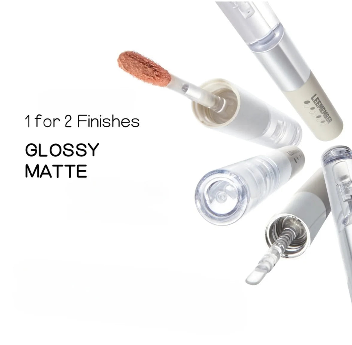 LEEMEMBER – Matte Gloss Non-Stick Double-Ended Liquid Lipstick