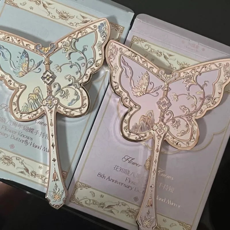 Flower Knows 8th Anniversary Butterfly Hand Mirror